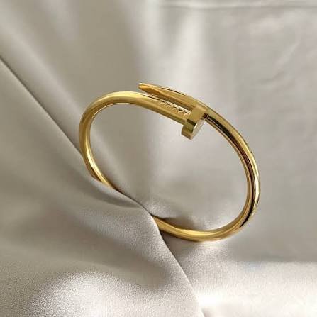 Golden Nail Cuff Bracelet ✨