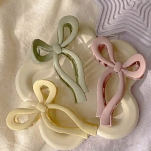 Pastel Bow Hair Claw Clip🎀🌷✨