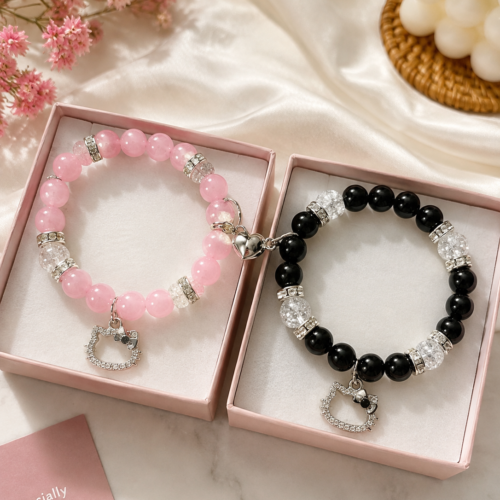 Kitty Love Couple Bracelet Set. 🩷