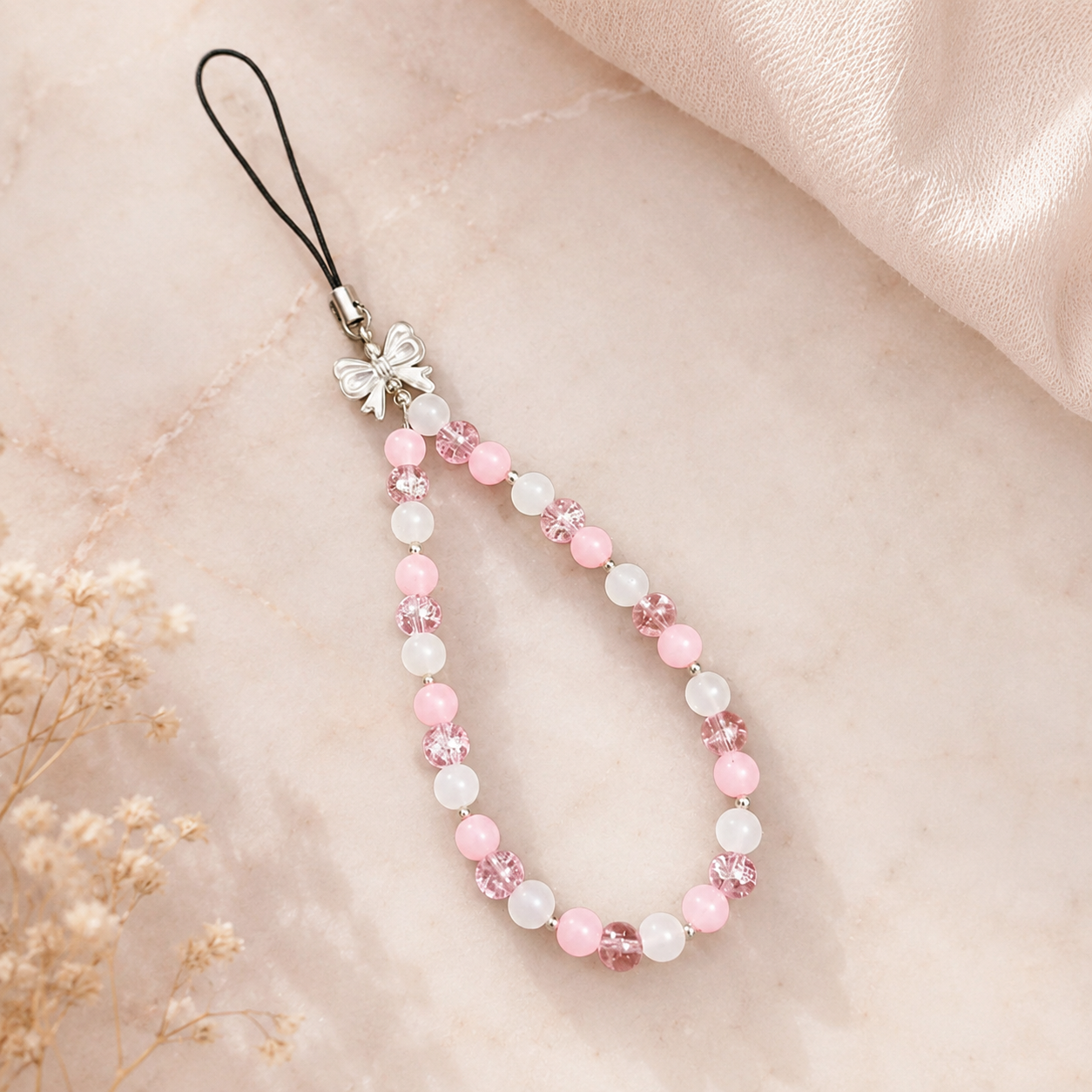 Blush Bow Phone Charm ππ©·