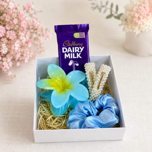 Aqua Bloom Hamaper🩵✨