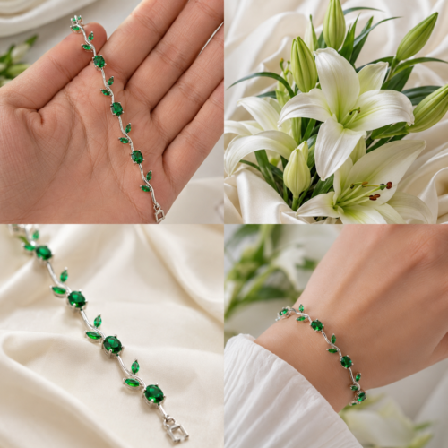 Emerald Vine Bracelet 💚🌿