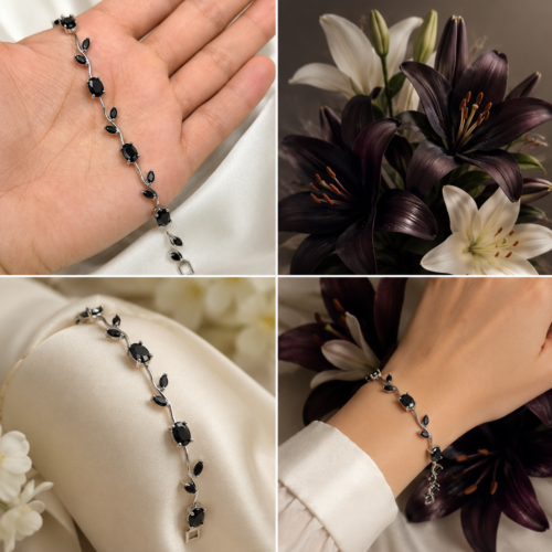 Midnight Vine Bracelet 🖤🌿