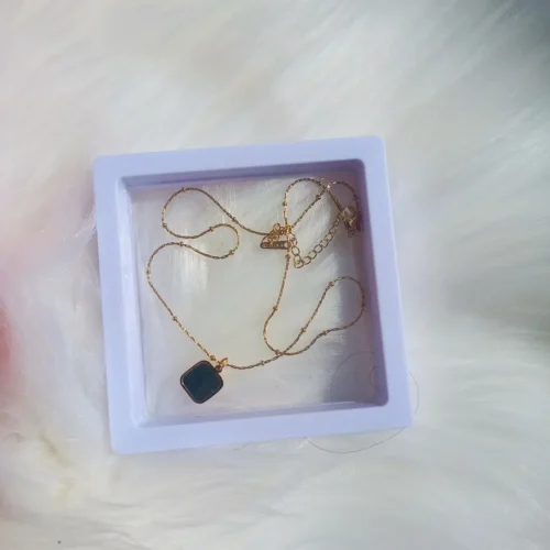 Midnight Gem Necklace 🖤✨