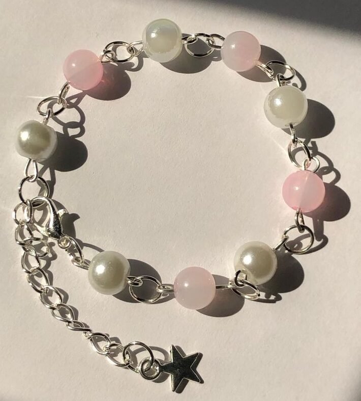 Blush Pearl Star Bracelet πΈπ€β