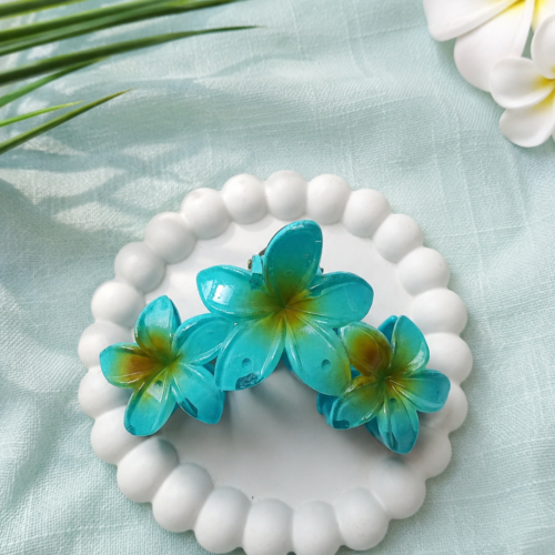 Ocean Blossom Hair Clip 💙🌸